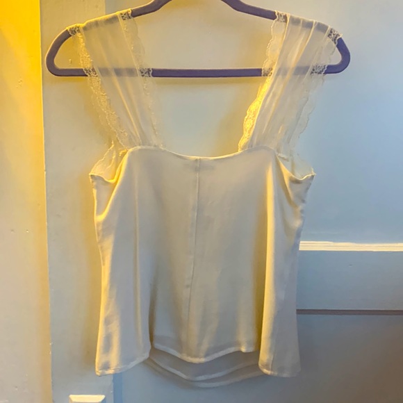 XS Reformation Lace Tank with Square Neckline - Picture 5 of 6